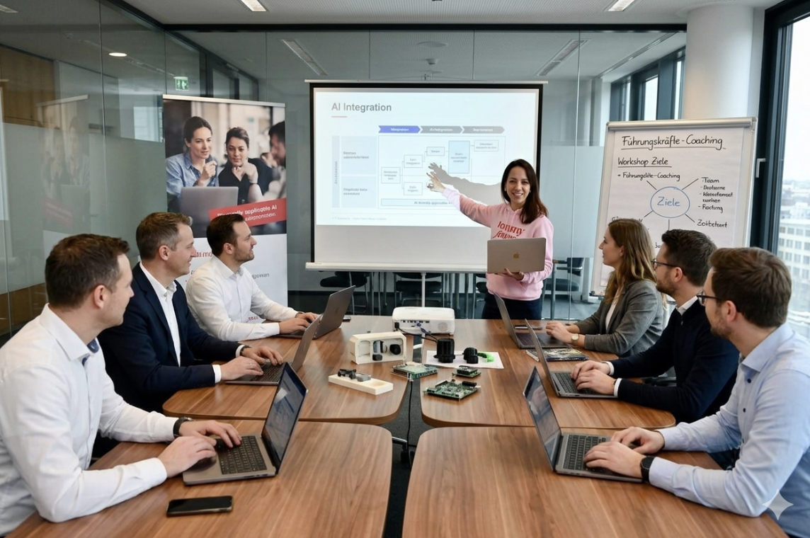 Astrid Schubert beim KI-Workshop